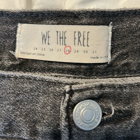 We The Free Black Denim Shorts - Picture 4 of 5